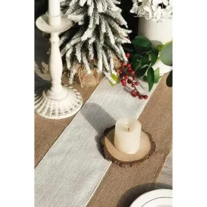 Letjolt Camino de mesa de yute_6