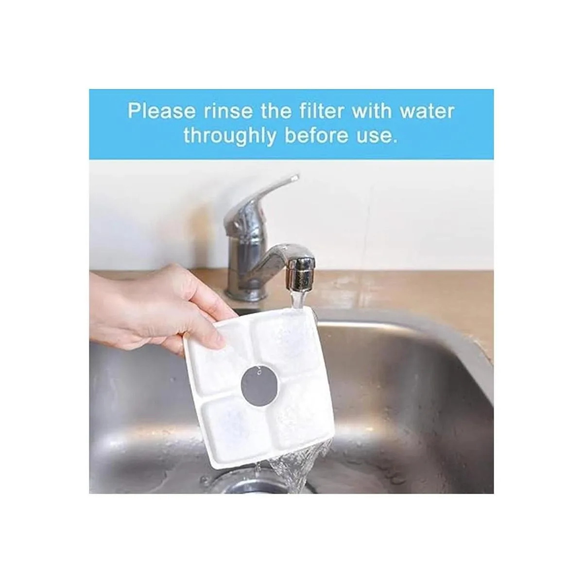 Filtros de fuente de agua para gatos 8 paquetes de