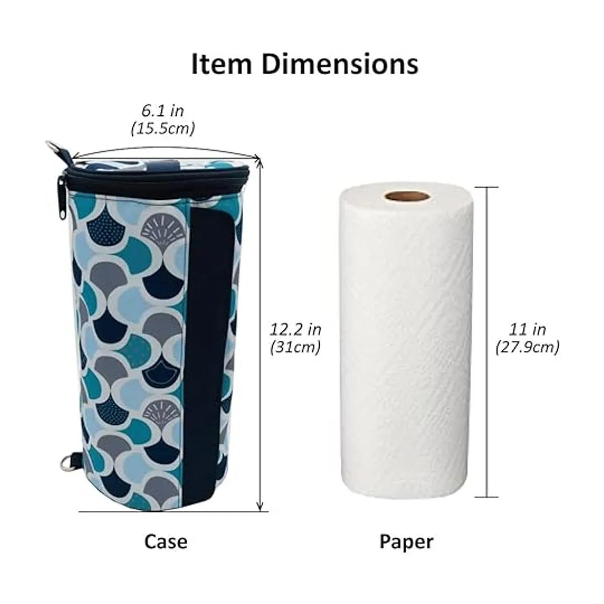 Olve Soporte para toallas de papel de cocina colgante para