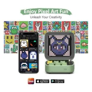 Divoom Ditoo Reloj programable con diseño de píxeles LED_3