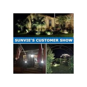 SUNVIE Iluminación LED de paisaje al aire libre de 12 W