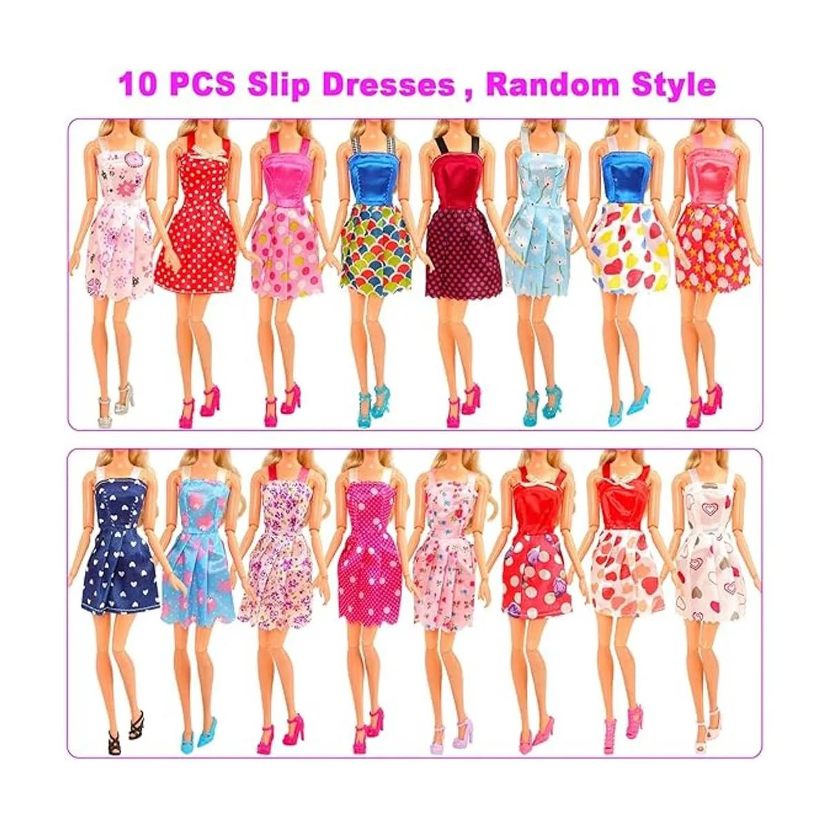 Ropa Barwa para muñeca 32 piezas de ropa y accesorios 10