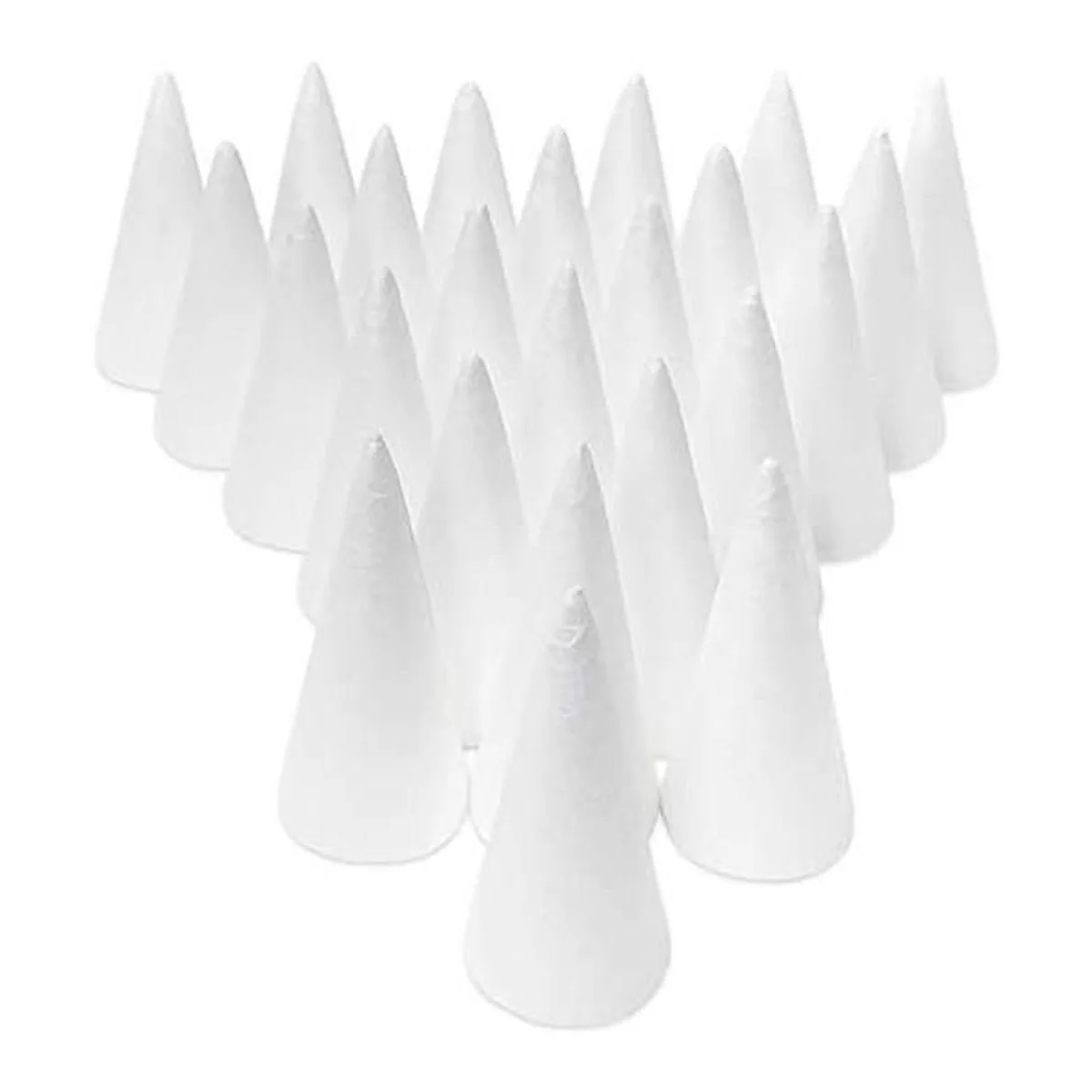 Paquete de 24 conos de espuma para manualidades_1