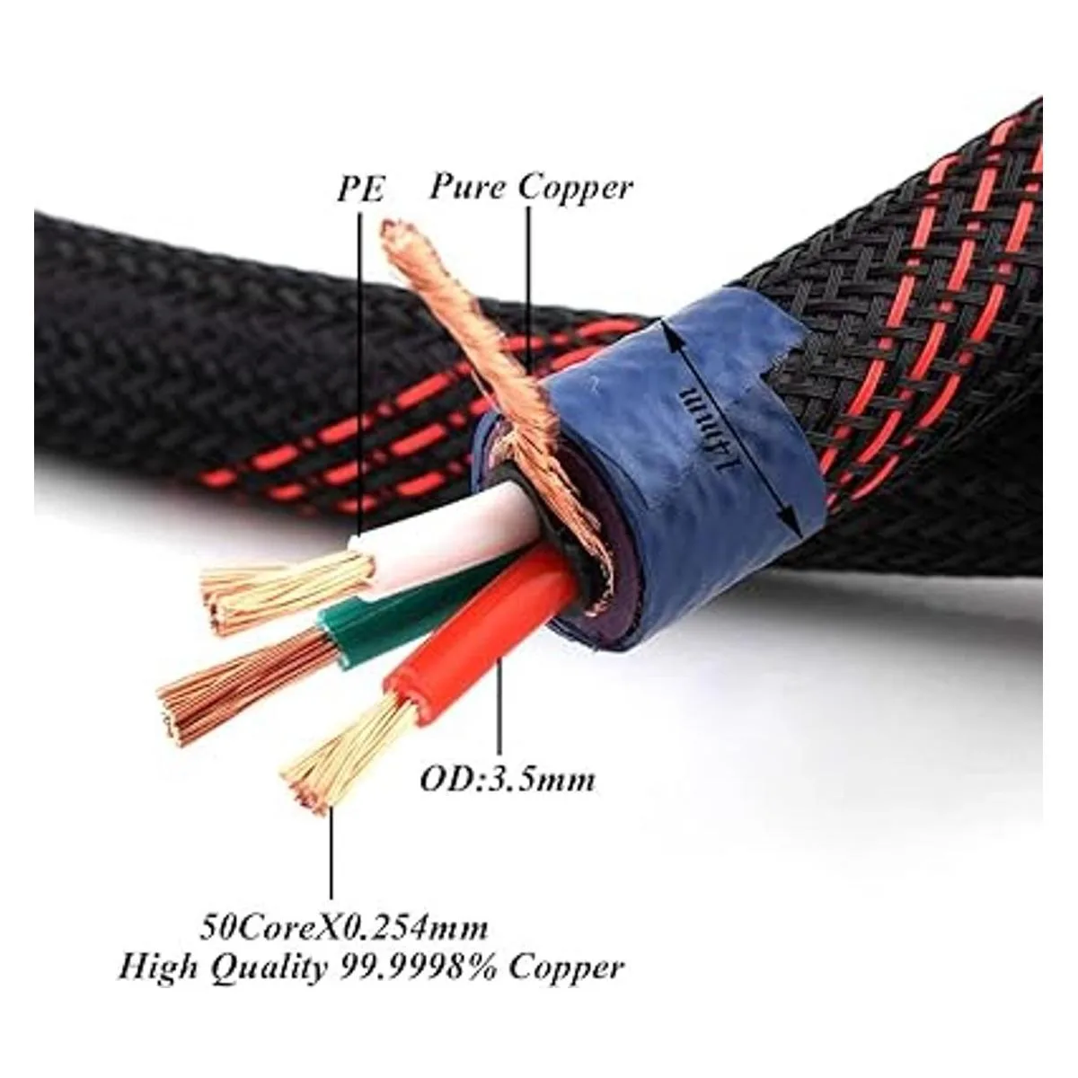 Monosaudio Cable de alimentación de CA de audio de alta_5