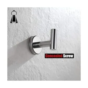 JQK Gancho cromado para toallas de baño gancho de acero_6