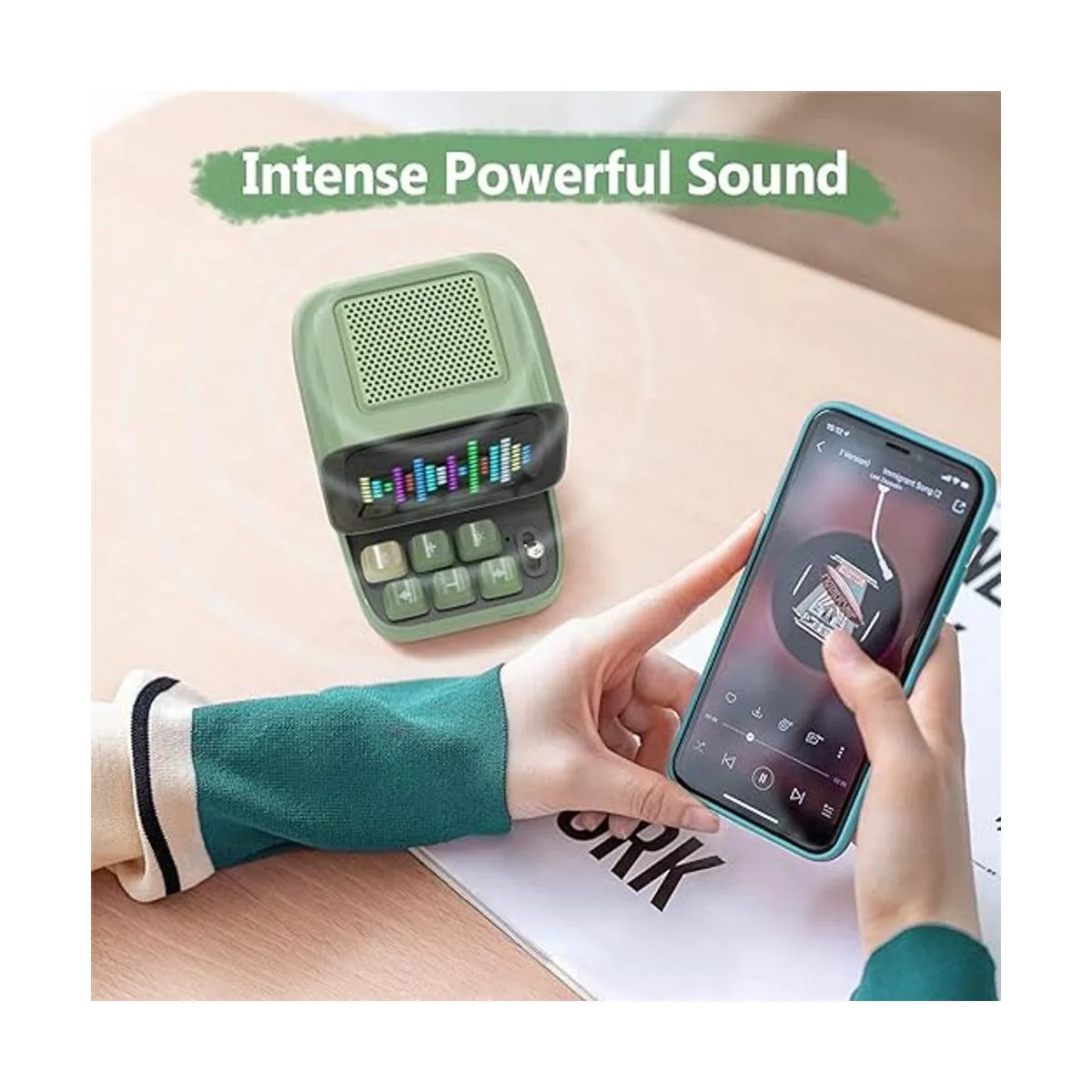 Divoom Ditoo Reloj programable con diseño de píxeles LED_4