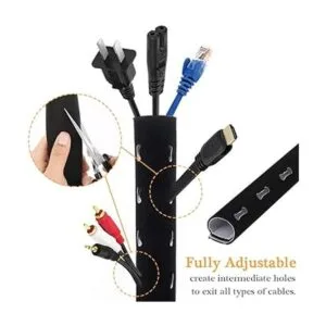 Organizador de gestión de cables de neopreno de 120_4