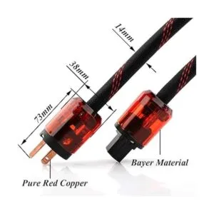 Monosaudio Cable de alimentación de CA de audio de alta_6