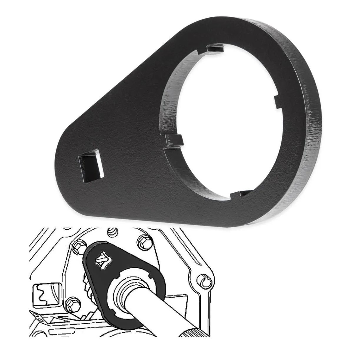 Llave de tuerca de engranaje de 5 transmisión de 12_1