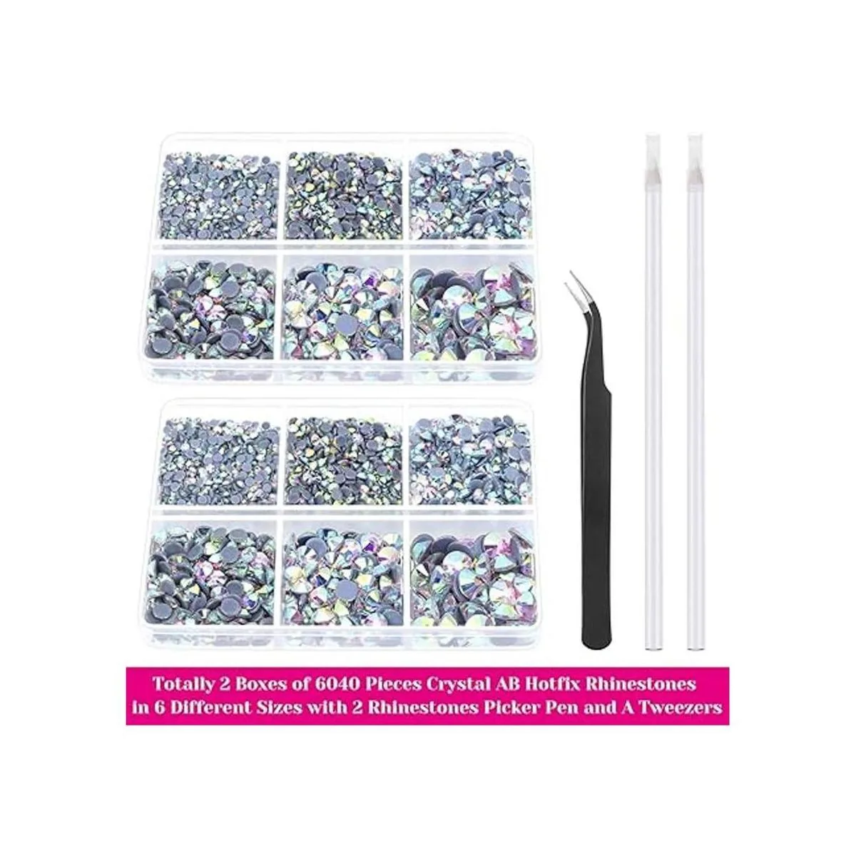 Cridoz 6040 piezas de diamantes de imitación en caliente