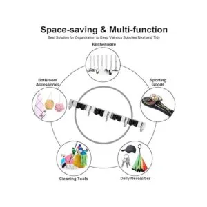 Favbal Soporte para fregonas de pared de acero inoxidable_3