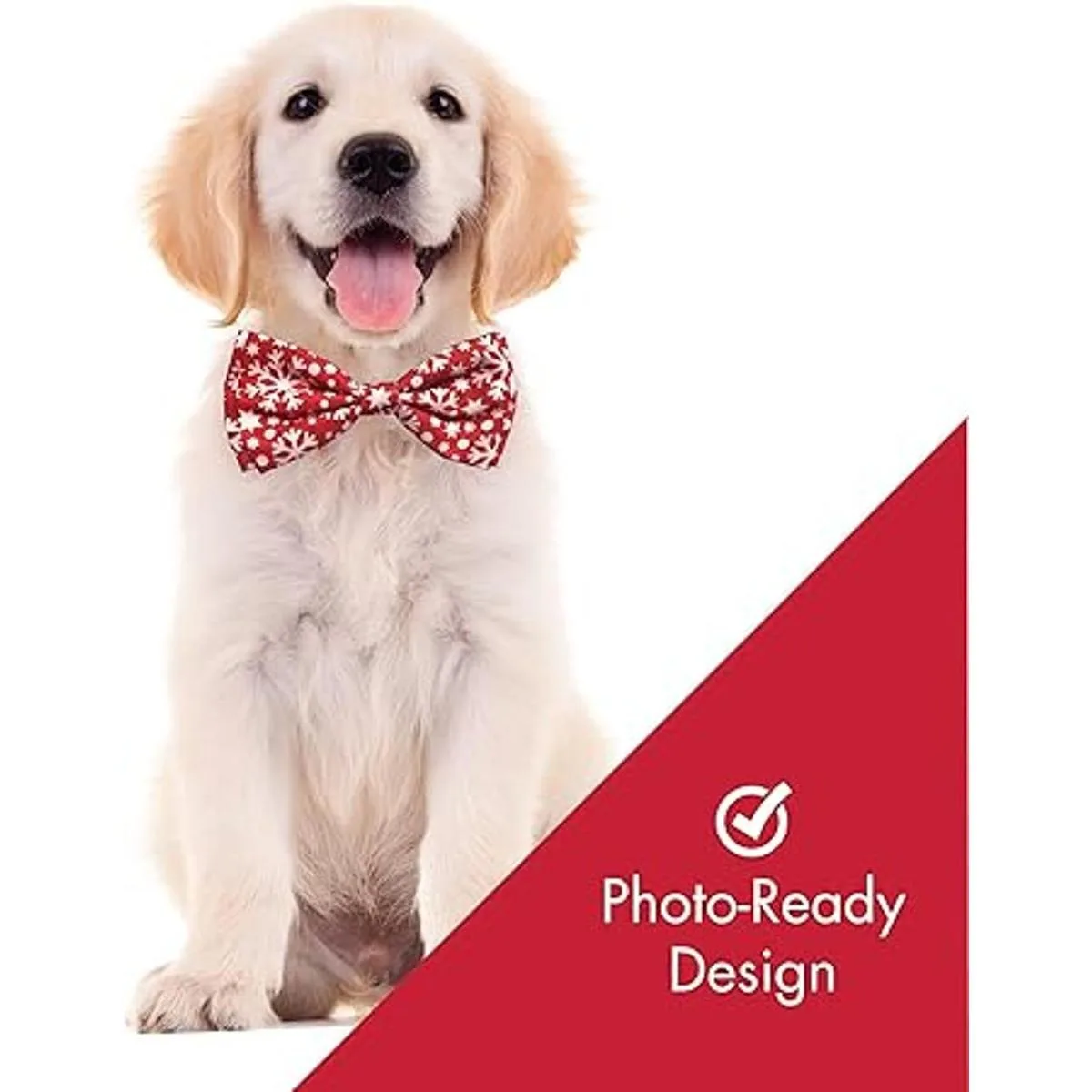 Huxley Kent Pet Bow Tie Snowflake Festive Christmas