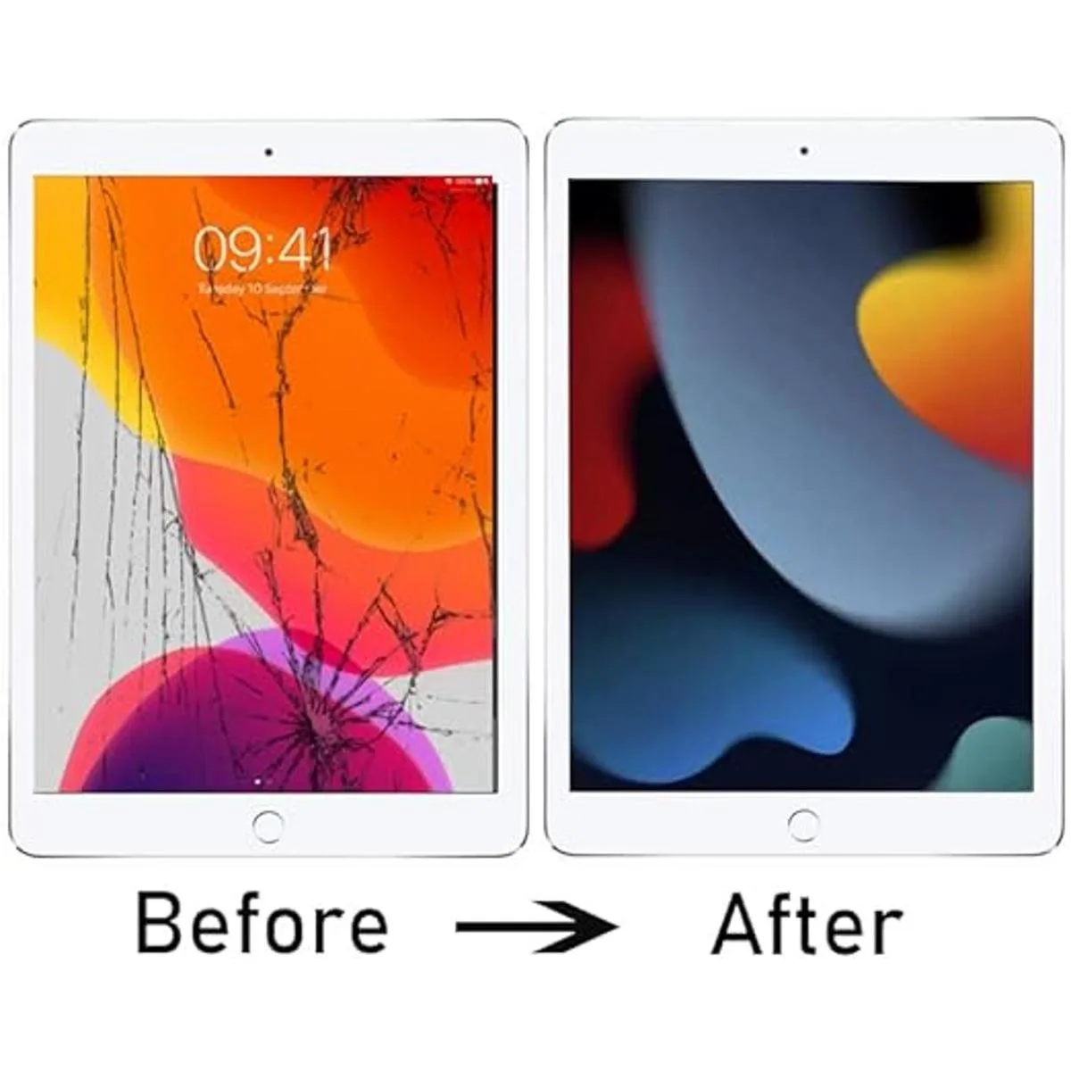 JPUNG Screen Replacement for iPad 6 6th Gen Digitizer 2018_2