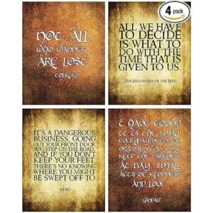 LOTR Not All Who Wander Are Lost Arte de pared con_1