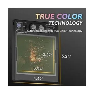 TOOLIOM Casco de soldadura oscurecimiento automático de_3