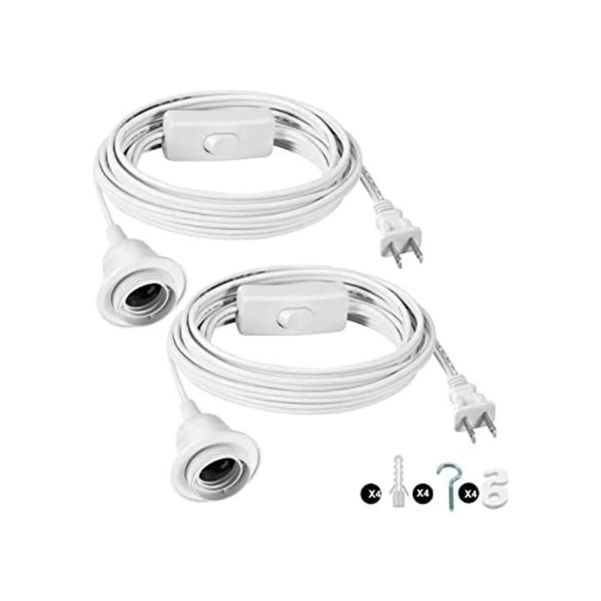 Kit de lámpara de cable de luz colgante cable de bombilla