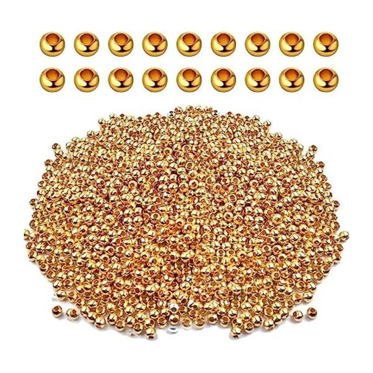 Aylifu Cuentas engarzadas de 0.11 pulgadas 1000 cuentas_1