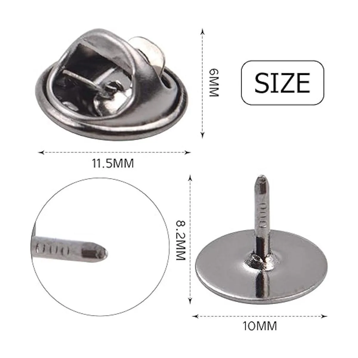 Aylifu Juego de 50 tachuelas de amarre y respaldos de