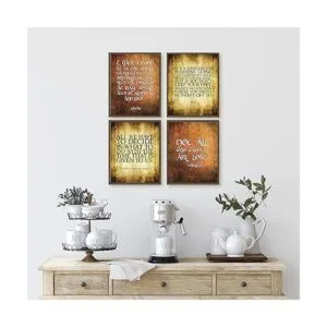 LOTR Not All Who Wander Are Lost Arte de pared con_4