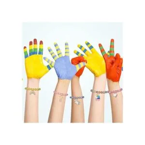 Hicarer Pulsera de unicornio colorida de 9 piezas_6