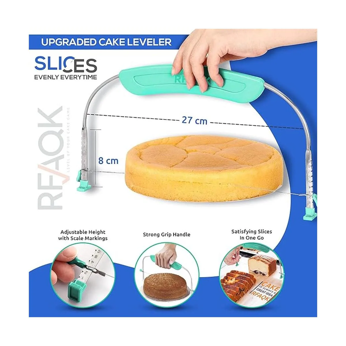 RFAQK Tocadiscos giratorios de aleación de aluminio 50 en_3