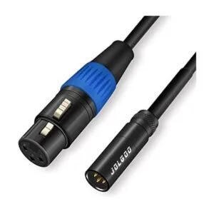 Jolgoo Cable de audio mini XLR macho a XLR hembra 3_1