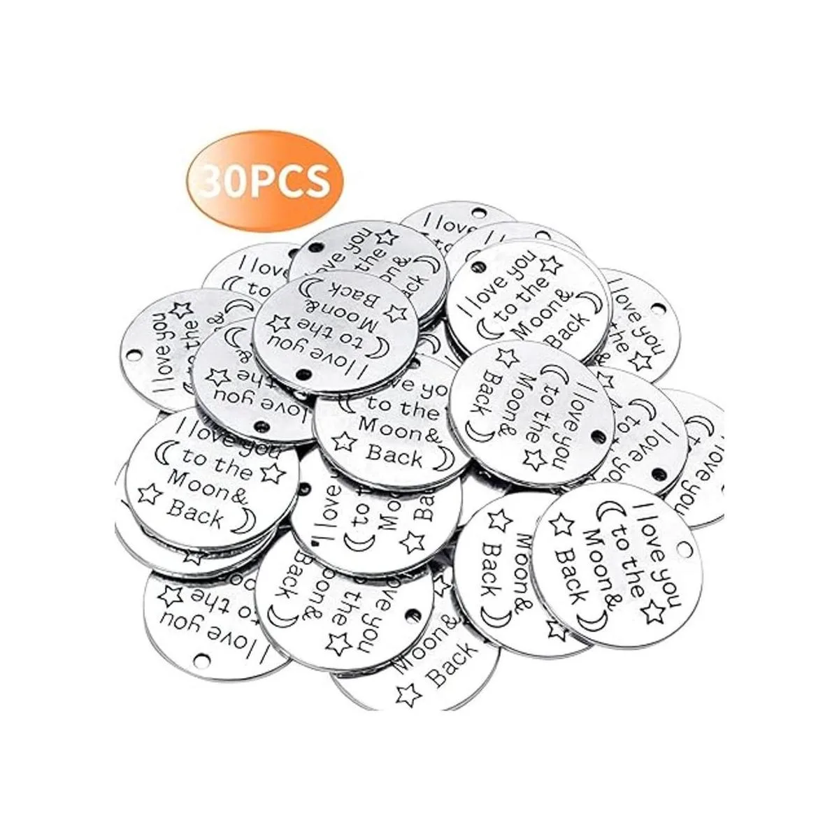 Aylifu Dijes de palabras inspiradoras 30 colgantes de