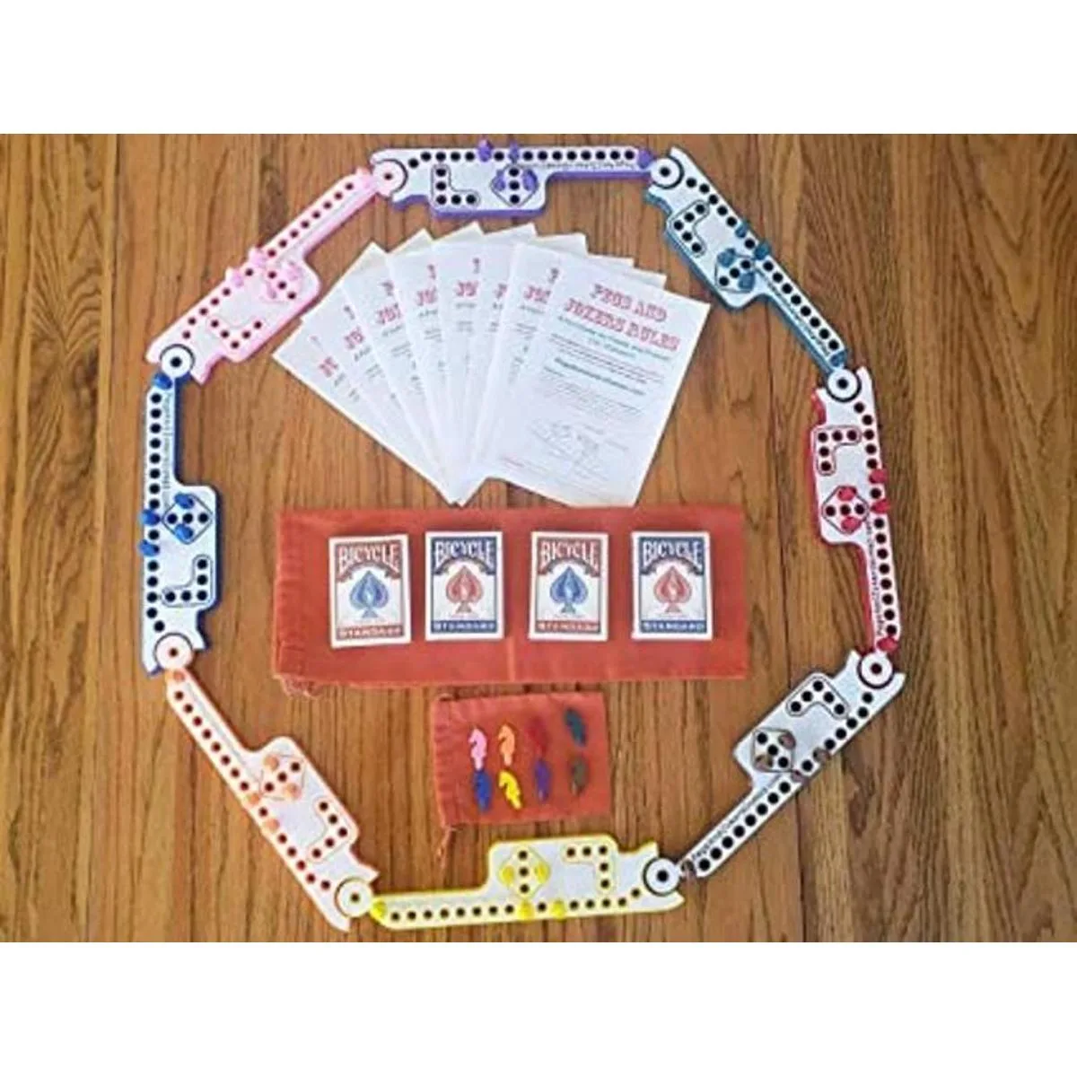 Pegs and Jokers 28 Player Full Size Game Set_1