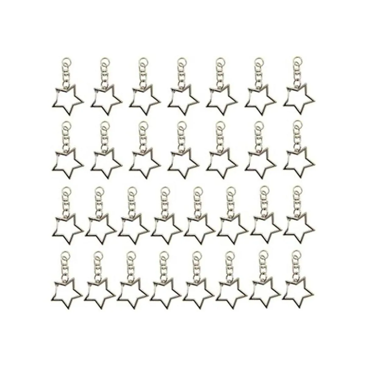 AUEAR Llavero de metal con resorte para llavero de_1