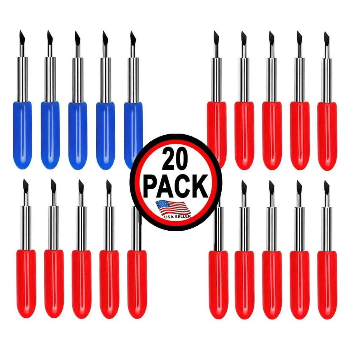 Craft Blades Paquete de 20 hojas de carburo alemán 15_1