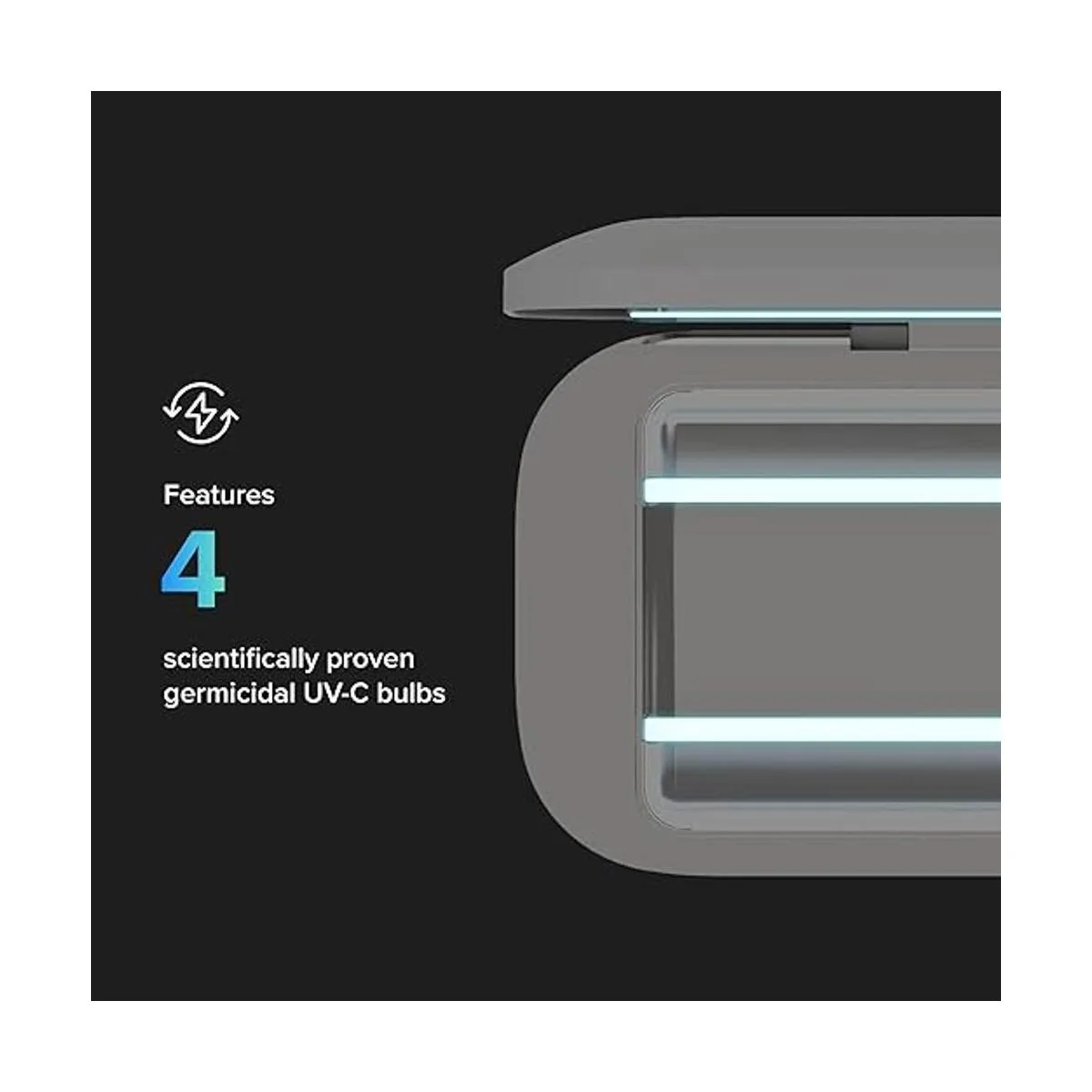 PhoneSoap Desinfectante y cargador universal de_4