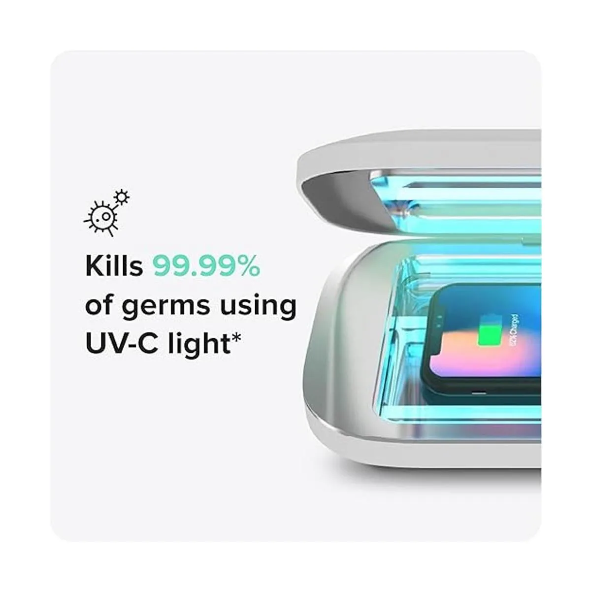 PhoneSoap Desinfectante y cargador universal de_2