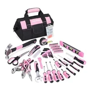 FASTPRO Juego de herramientas rosa 220 piezas para_1