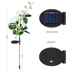 Luces solares para decoración de jardín con forma de_2