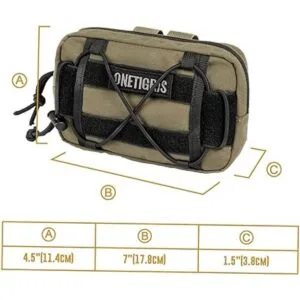 OneTigris Bolsa horizontal MOLLE EDC para herramientas_5