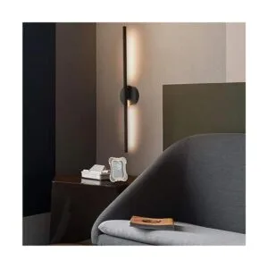 Aipsun Aplique de pared negro moderno de 28 pulgadas_2