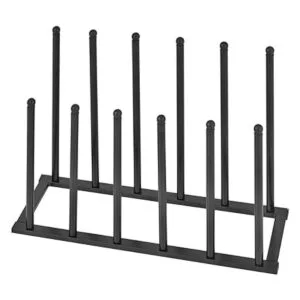 MyGift Organizador de botas de metal negro moderno