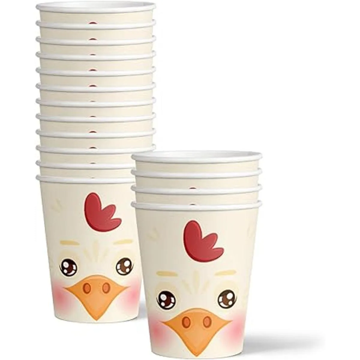 Juego de suministros de fiesta de cumpleaños de pollo_5