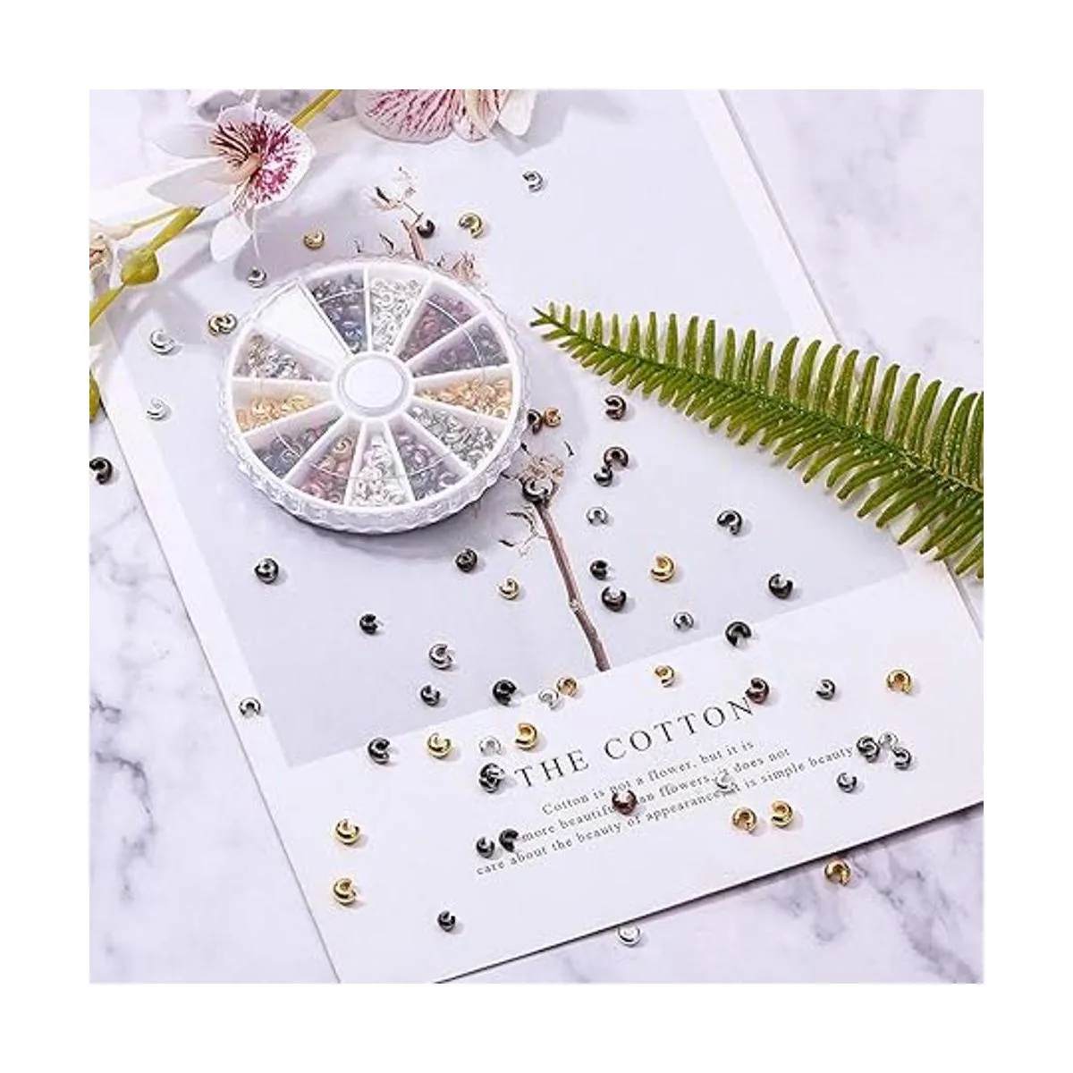 PH PandaHall 420 piezas de 6 colores de 0.118 in 0.157 in