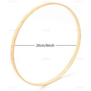 AUEAR Atrapasueños de bambú anillos de macramé para_4