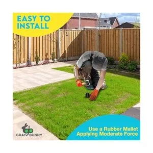 Juego de 4 estacas de antorcha de acero compatibles con_4