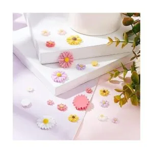 PH PandaHall 75 piezas de 5 colores de flores de