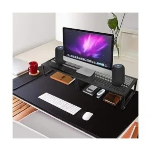 Paquete de 2 soportes elevadores de monitor Simple_4