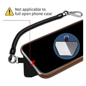 Doormoon Correa de cordón para teléfono con parche_4