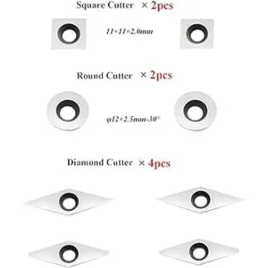 Mini herramientas de torneado de torno de madera con punta_3
