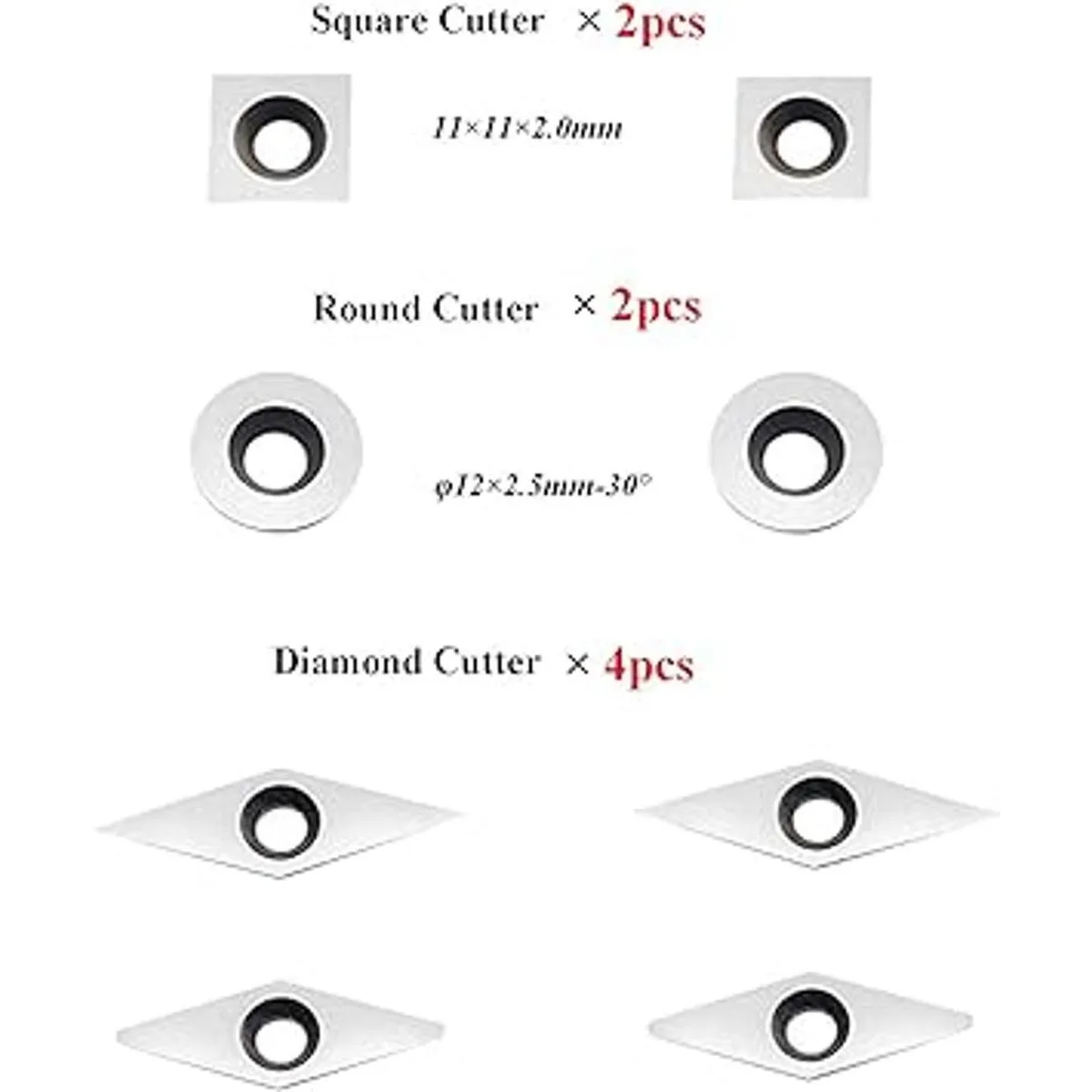 Mini herramientas de torneado de torno de madera con punta_3