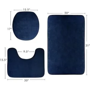 FEELSO Alfombra de baño de espuma viscoelástica 3