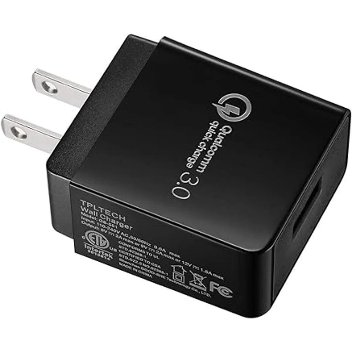 Cargador de pared de carga rápida 3.0 adaptativo de 18 W_2