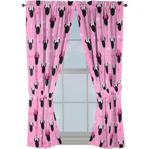 Jay Franco Disney Minnie Mouse Hearts N Love Cortinas de_1