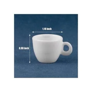 AUEAR Paquete de 20 mini tazas de café en miniatura taza